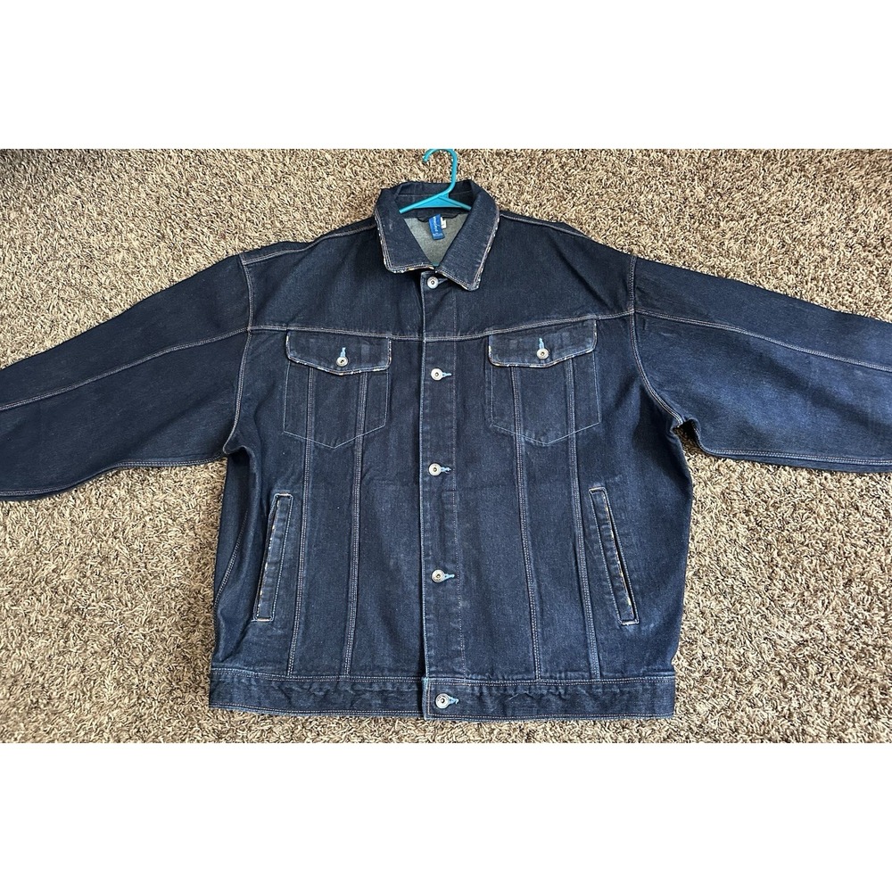 Vintage Platinum Fubu Fat Albert Hip Hop Denim Jean Jacket Tag Size 2XL